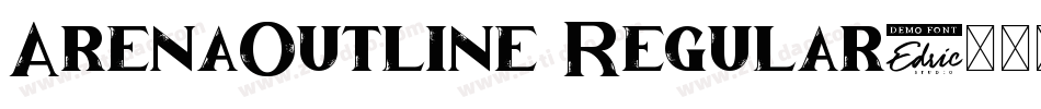 ArenaOutline Regular字体转换